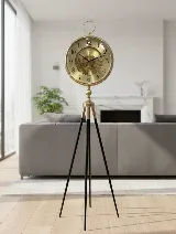 Tripod ayaklı 155cm çarklı ithal saat (altın) — görsel 3