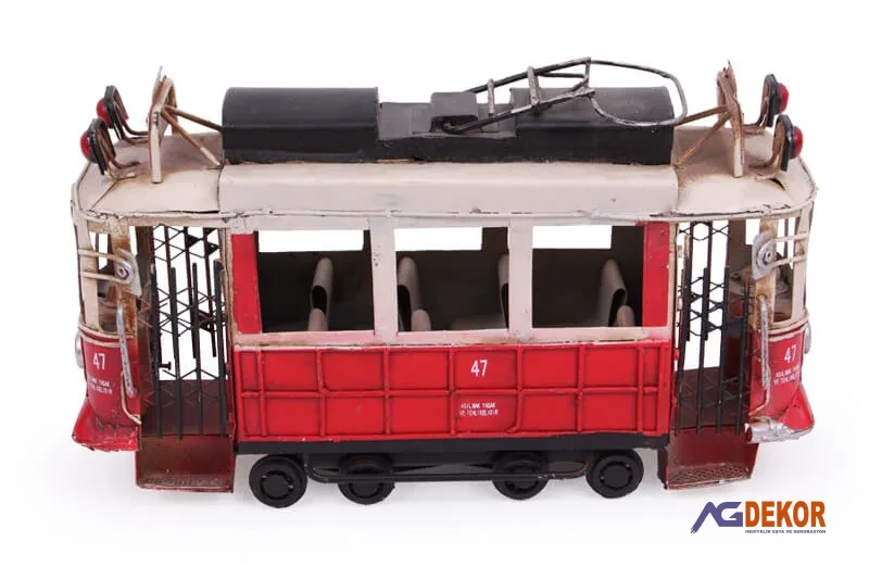 Dekoratif metal taksim tramvay