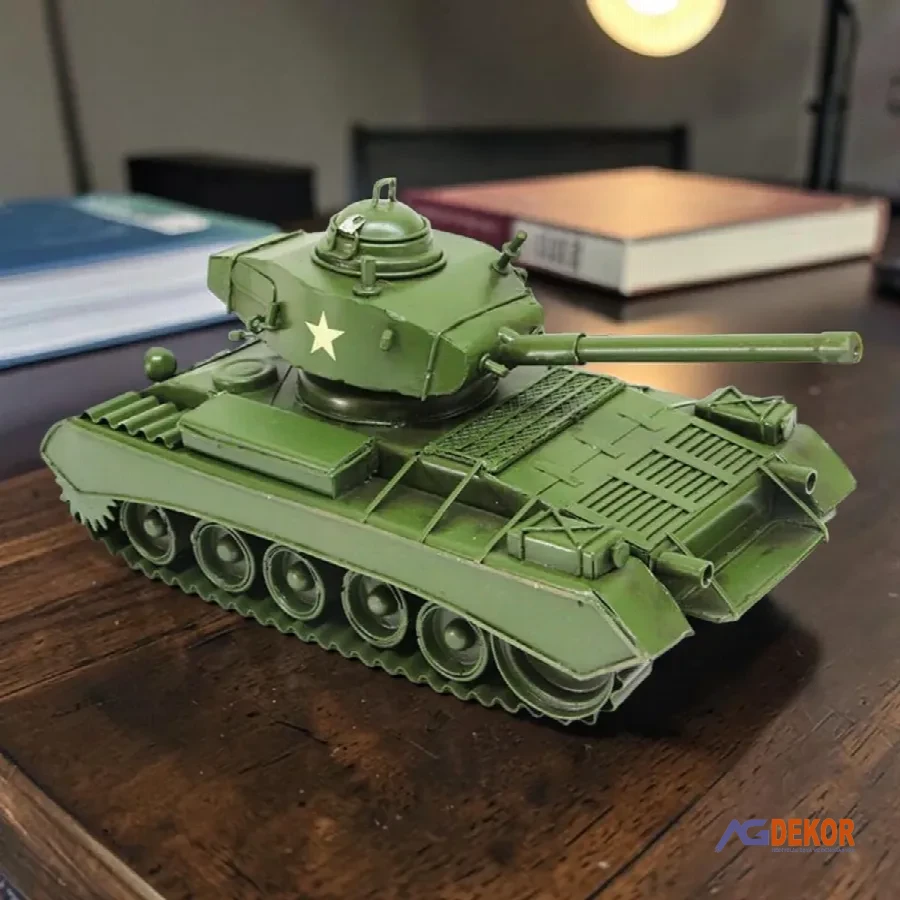 Dekoratif metal tank