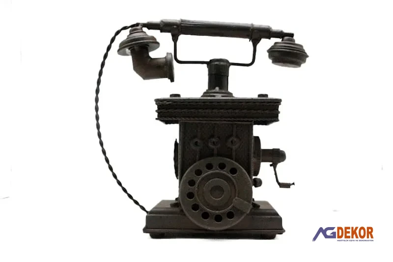 Dekoratif metal telefon