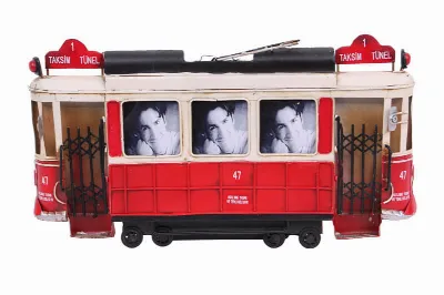 Dekoratif metal tramvay çerçeve
