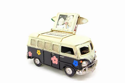 Dekoratif metal vosvos minibüs çerçeveli