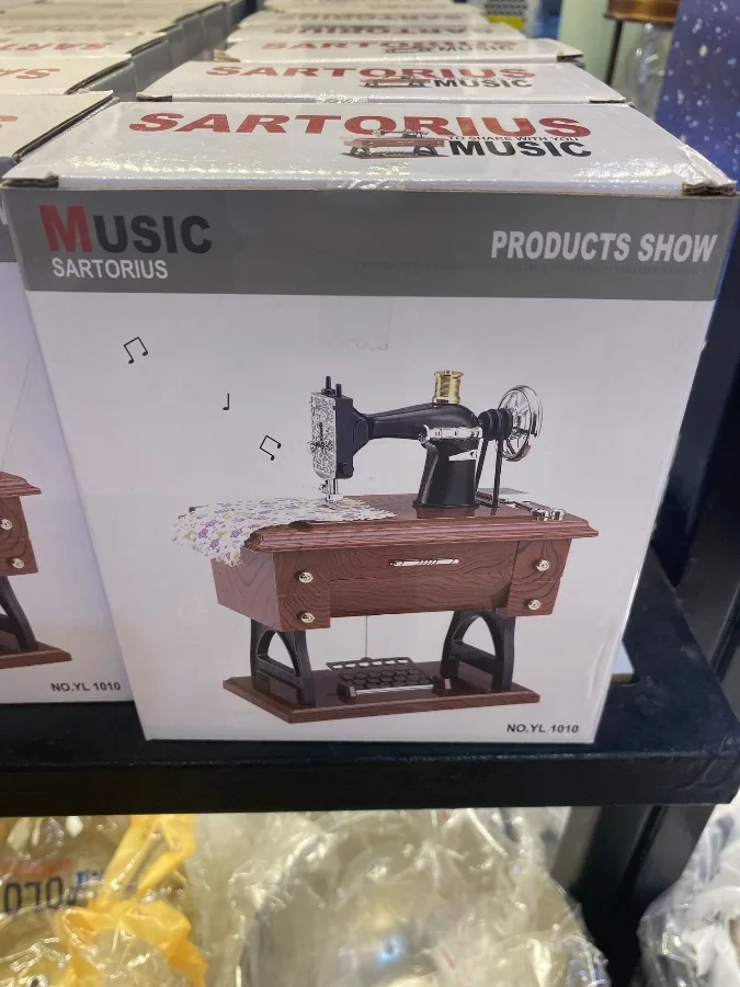 Dikiş makinesi müzik kutusu orta
