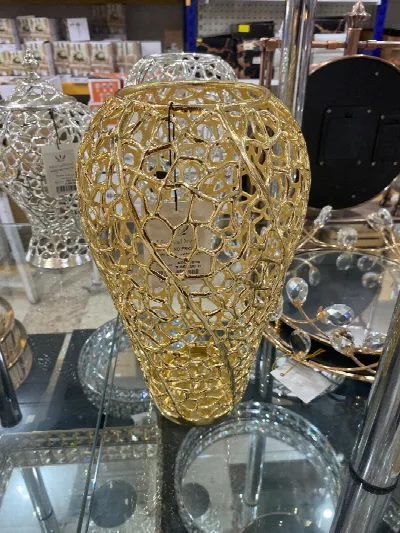 İthal pirinç metal vazo
