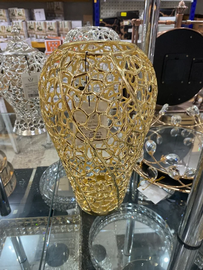 İthal pirinç metal vazo