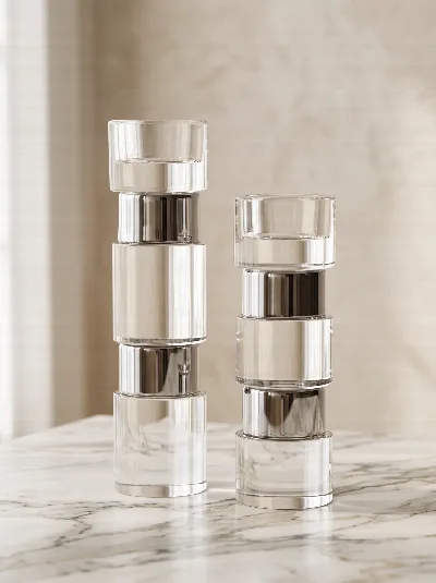 2'li̇ i̇thal füme kri̇stal mumluk 11cm--15cm