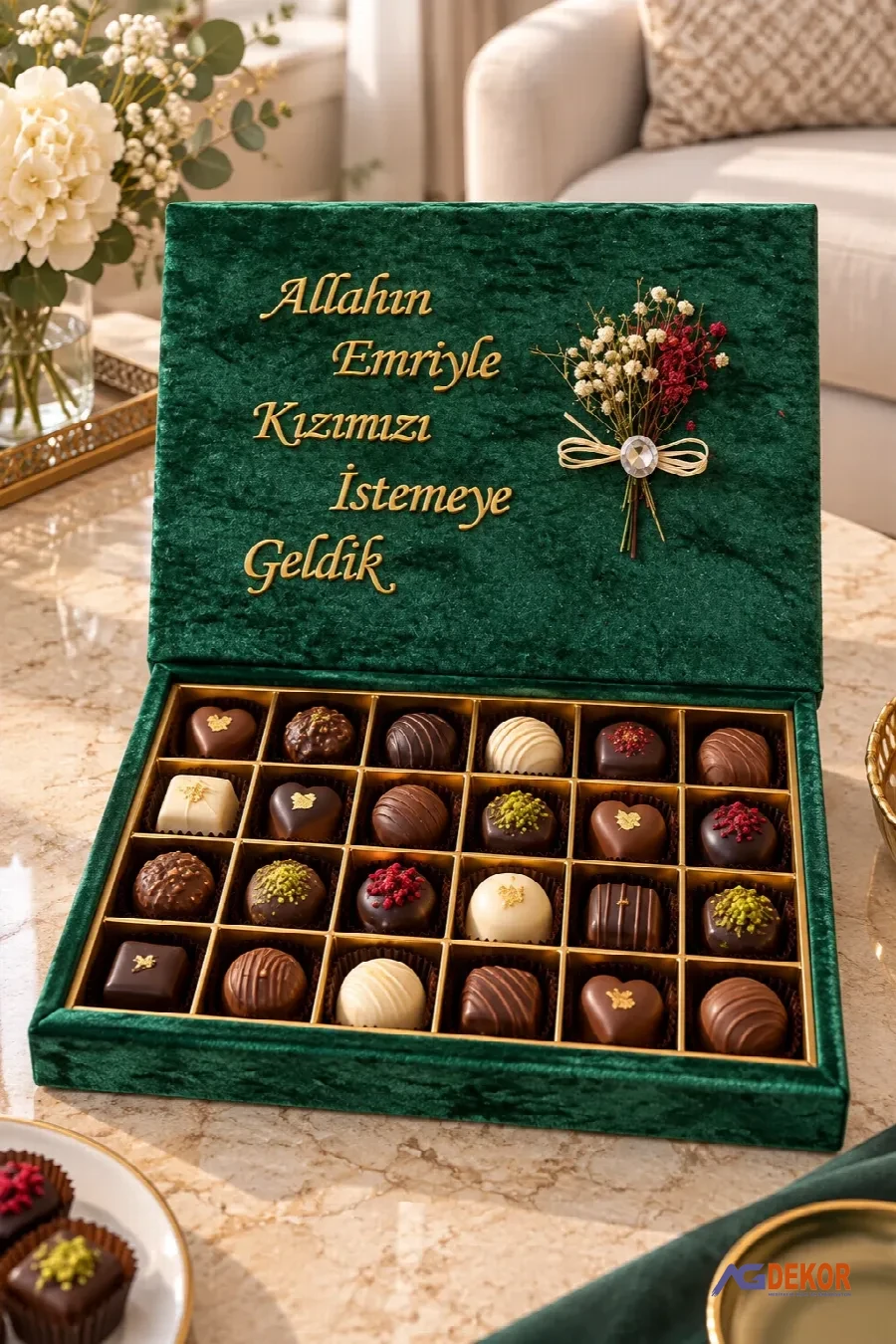 Montajlı kız isteme kutusu
