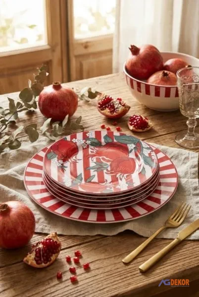 Nuances porselen S/7 pasta set