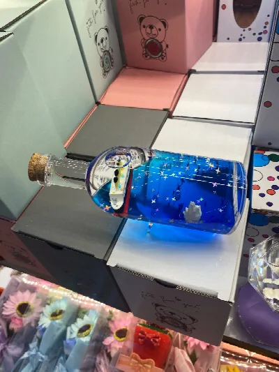 Şişe model kalpli batmayan gemi