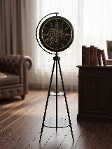 Tripod ayaklı metal çarklı saat — görsel 3