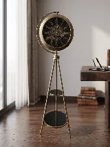 Tripod ayaklı metal çarklı saat — görsel 3