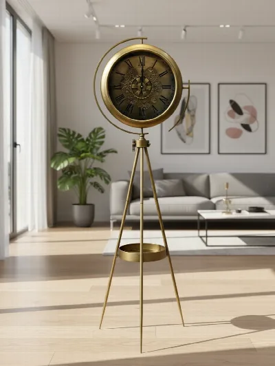 Tripod ayaklı 170cm çarklı ithal saat