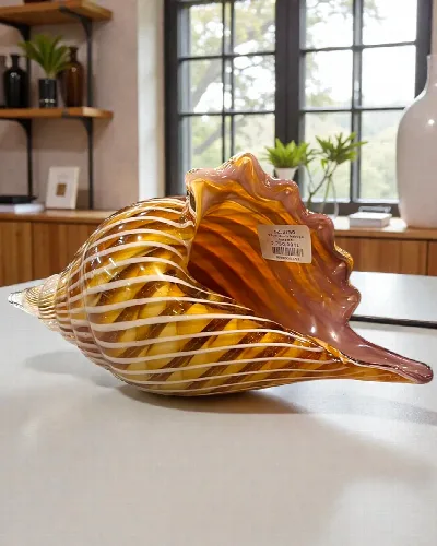 35cm deniz kabuğu karamel