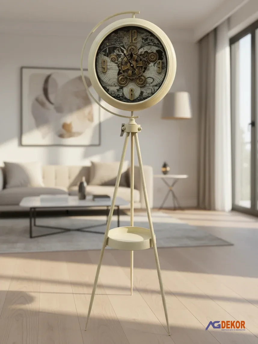 Tripod ayaklı 163cm çarklı ithal saat