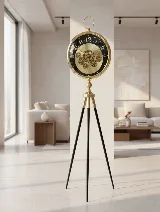 Tripod ayaklı 155cm çarklı ithal saat (altın) — görsel 2