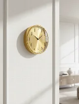 Duvar saati 35 cm (altın) — görsel 3