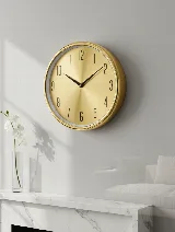 Duvar saati 35 cm (altın) — görsel 1