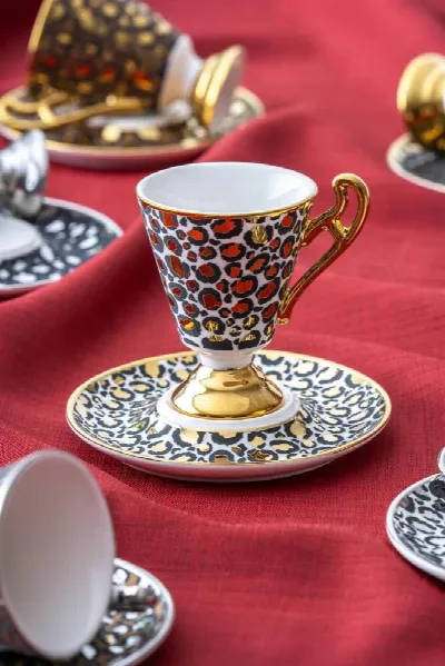 Acar Taliana 6'lı kahve fincan takımı