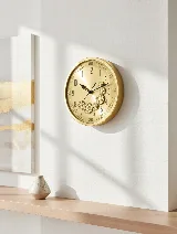 Duvar saati 35 cm (altın) — görsel 3