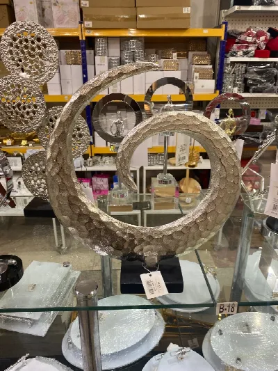 42cm yuvarlak dekor döküm obje