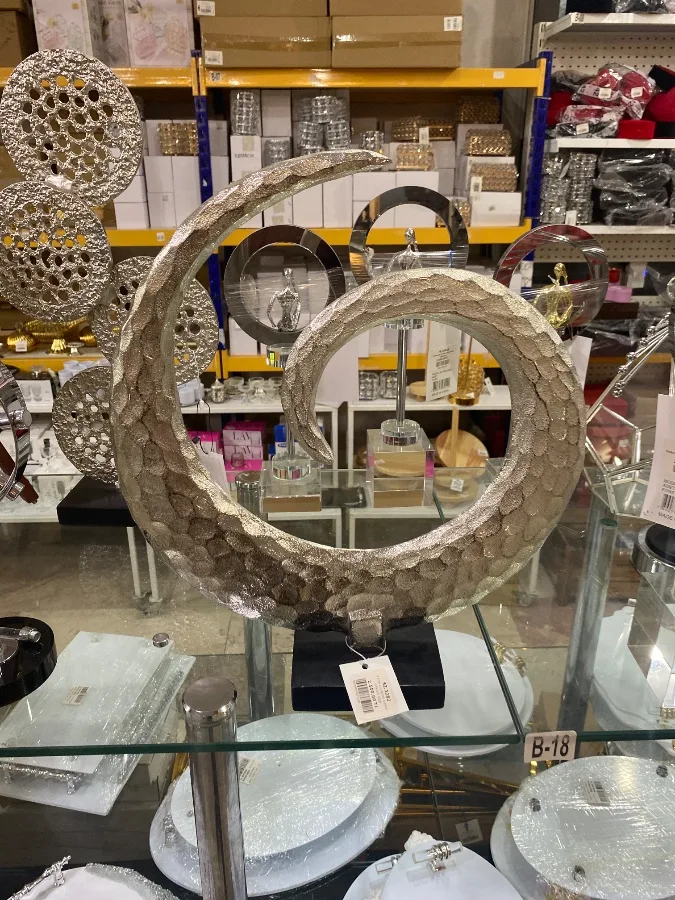 42cm yuvarlak dekor döküm obje