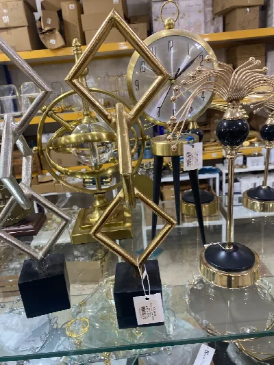 43cm uzun kare döküm gold zincir