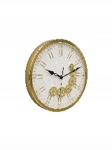 Duvar saati 35 cm (altın/beyaz) — görsel 2