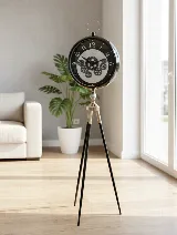 Tripod ayaklı saat (siyah) — görsel 3