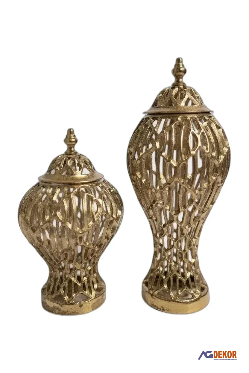 51-39cm 2li alüminyum küp (Gümüş)