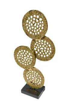 51cm alüminyum gümüş dekor disk — görsel 4