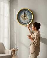 60cm çarklı ithal duvar saati — görsel 2
