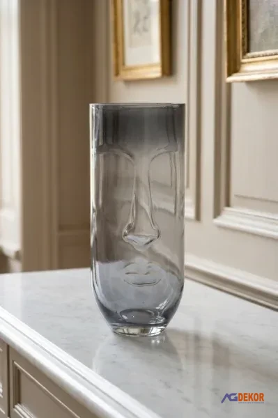 Aura Face Cam Vazo Füme - 29 cm