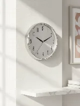 Duvar saati 35 cm (gümüş) — görsel 3