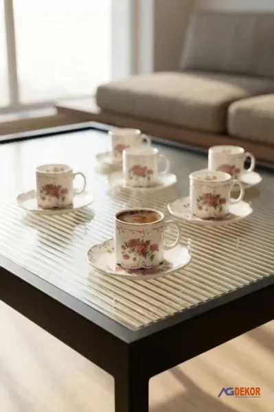 Maise/Rosella/Dorothea 6'lı kahve fincan takımı