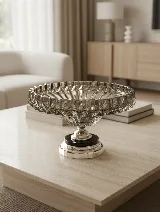 Metal ayaklı ithal kristal gondol (gümüş) — görsel 2