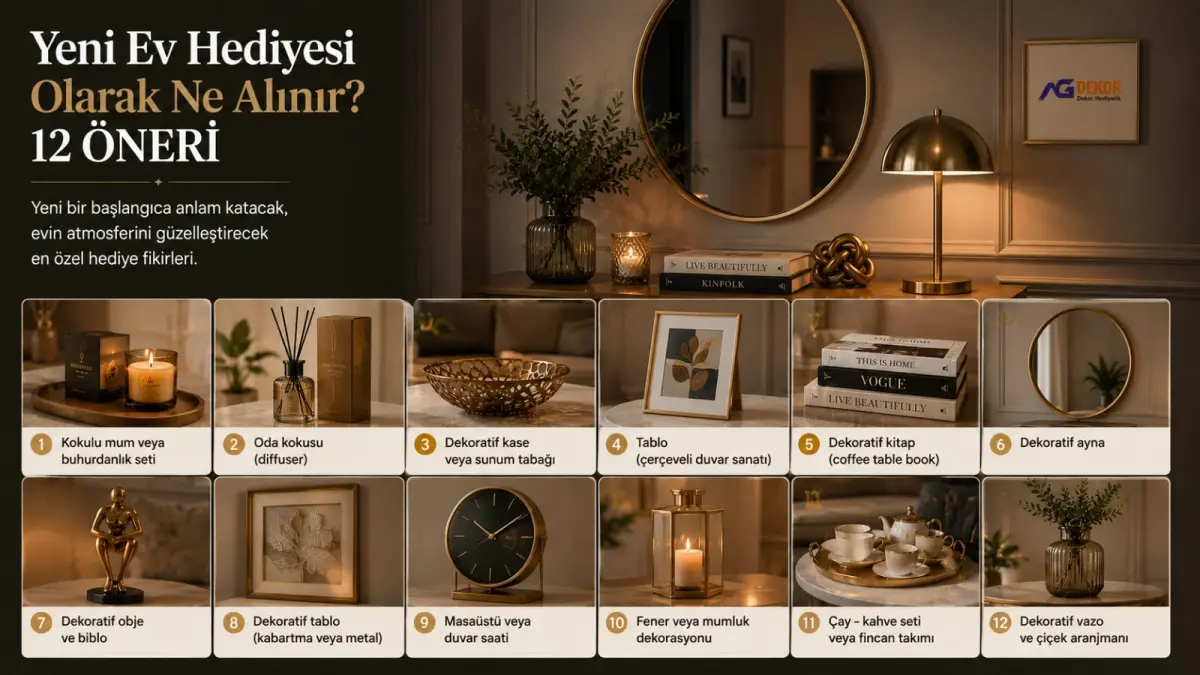 Yeni ev hediyesi olarak ne alınır? 12 öneri