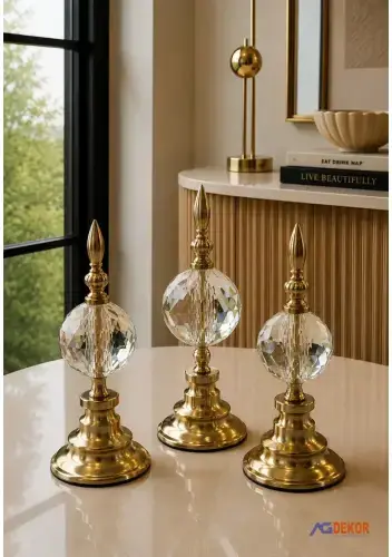 Alem 3'lü sade kristal aksesuar (eskitme) Kristal Dekor 1.500,00 ₺ 📩 Sipariş ve…